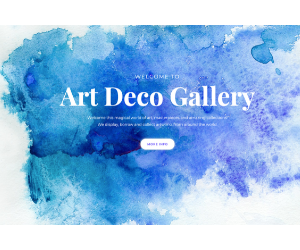 Art Deco Gallery ecommerce WP theme